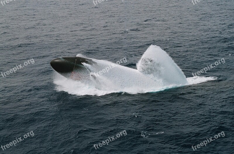 Submarine Drill Surface Emergency Surfacing