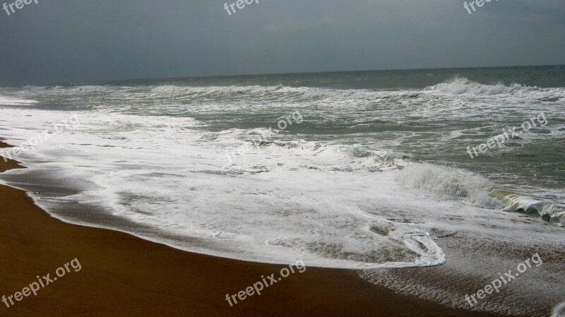 Foam Sea Ocean Water Nature