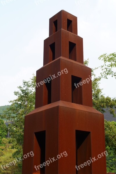 Iron Tower Structures Paju Book City Free Photos