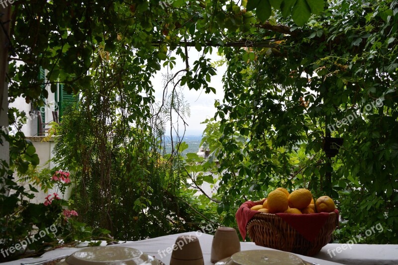 Ostuni Puglia Restaurant Lemons Bread