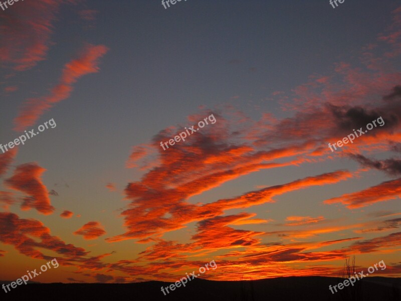 Sunset Sun Nature Tbilisi Georgia