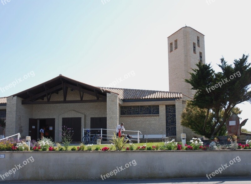 Church The Cotinière Oléron France Church Of The Cotinière