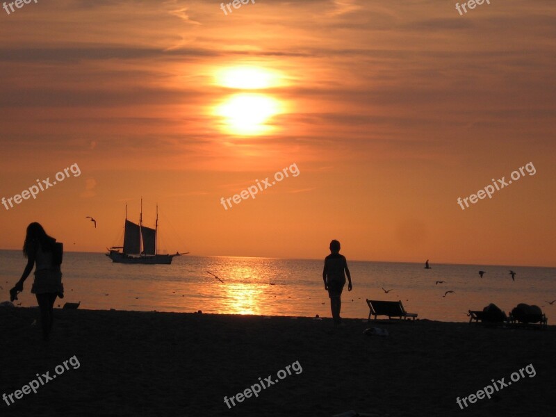 Sun Doom Beach Scheveningen Sea