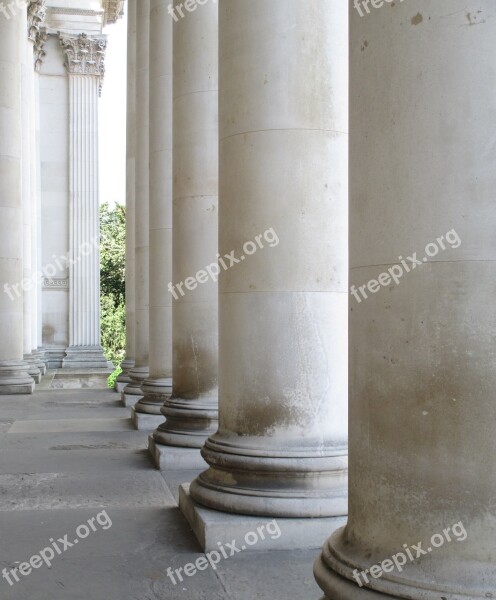 Building Pillar Architecture Stone Exterior