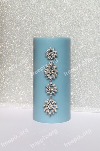 Candle Wedding Embellished Decoration Romantic