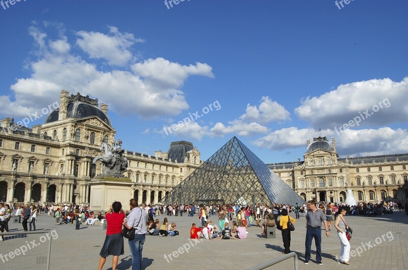 France Paris Louvre Free Photos