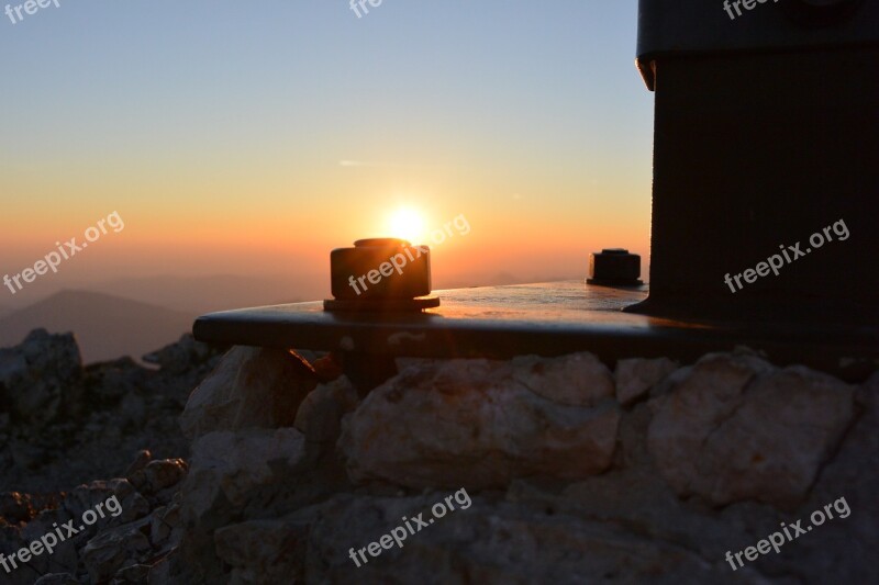 Sunrise Unterberg Salzburg Austria Alpine