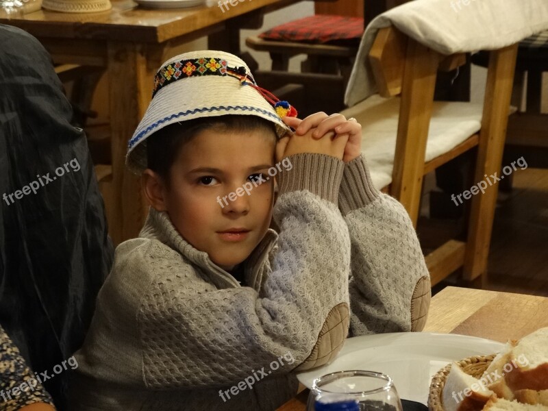 Child Boy Hats Maramures Free Photos