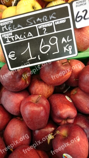 Supermarket Apples Price Free Photos