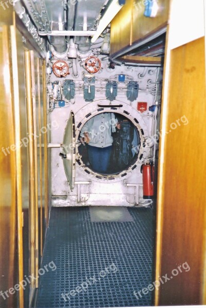 Submarine Connecting Corridor Armature Bulkhead Exhibit