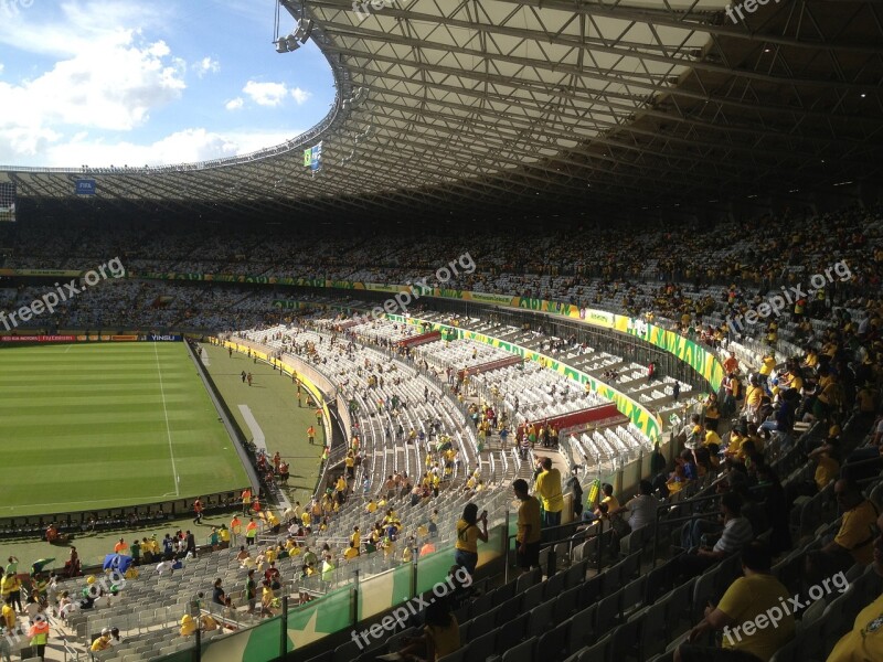 Mineirão Confederations Cup Belo Horizonte Pampulha Braris Vs Uruguay