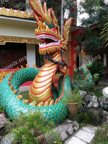 Dragon Asia Sculpture Free Photos