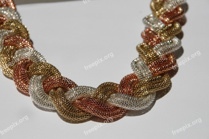 Necklace Gold Chain Love Fashion