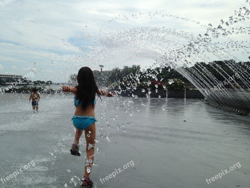 Water Water Games Summer Fun Water Jets Running Water