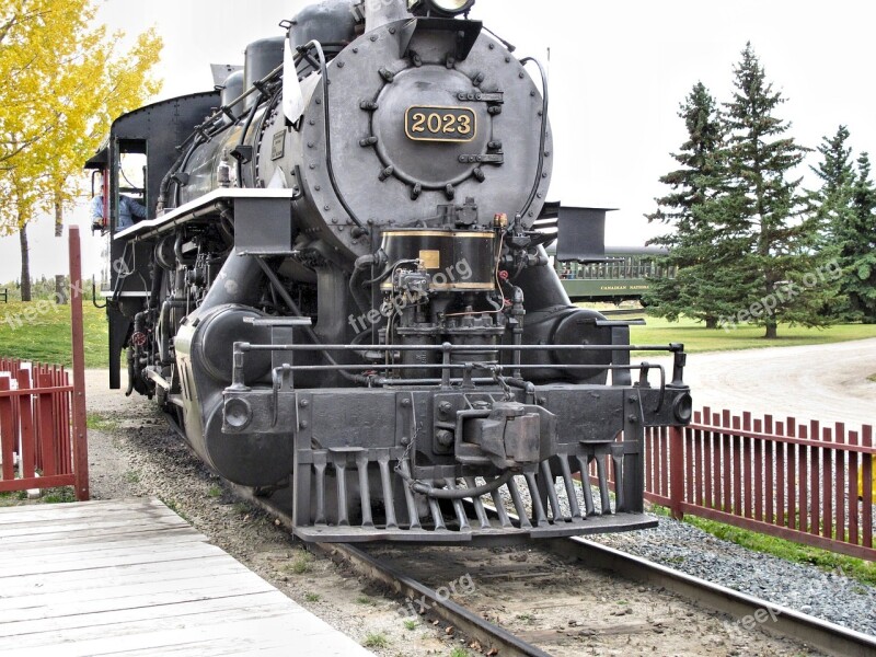 Old Train Engine Museum Canada Outdoor Free Photos