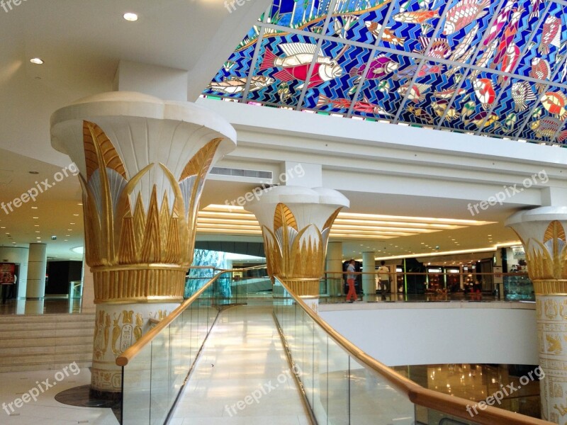 Dubai Wafi Mall Shopping Luxury Purchasing