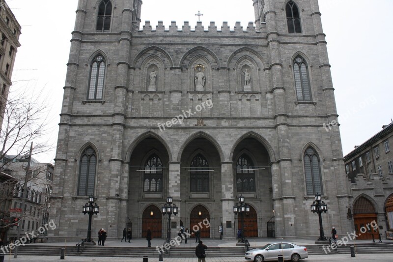 Church Notre-dame Montreal Québec Canada