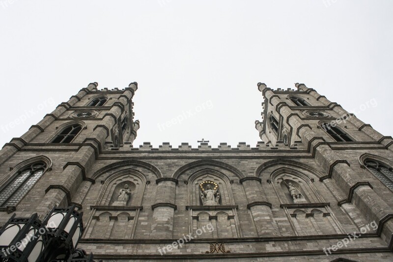 Church Notre-dame Montreal Québec Canada