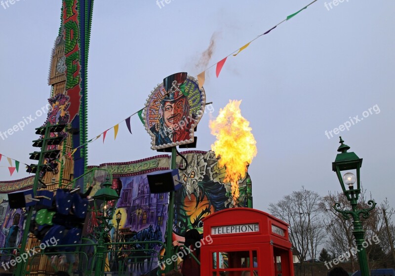 Ride Fairground Folk Festival Flame Carnies