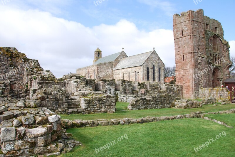 Church Lindisfarne Northumberland Worship Chapel