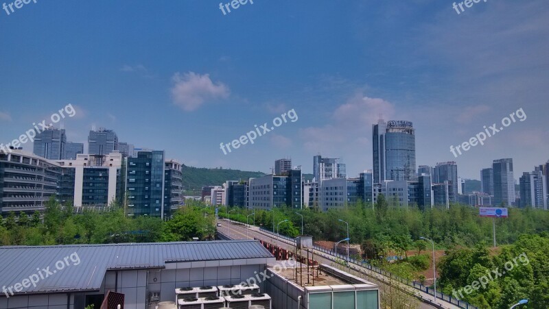 Chongqing Blue Sky Housing Free Photos