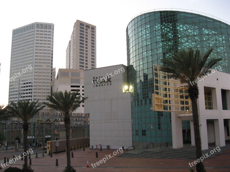 Imax New Orleans Louisiana Tourist Architecture