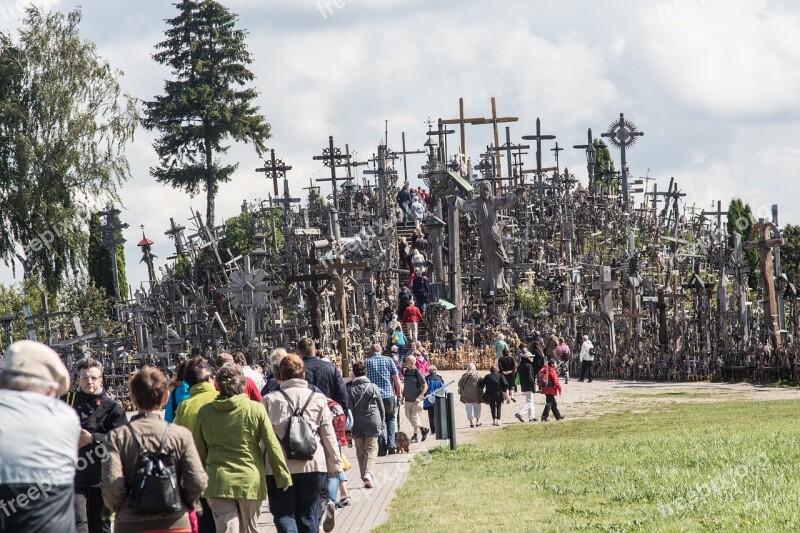 Lithuania Siauliai Mountain Of Crosses Crosses Faith