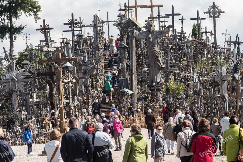 Lithuania Siauliai Mountain Of Crosses Cross Faith