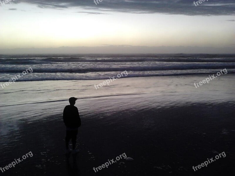 Beach Shadow Thoughts Free Photos