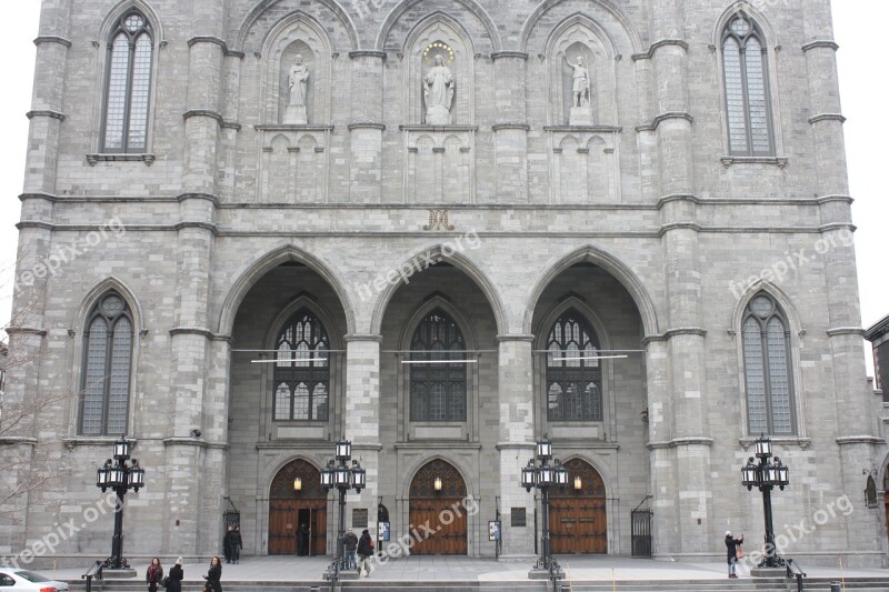 Church Notre-dame Montreal Québec Canada