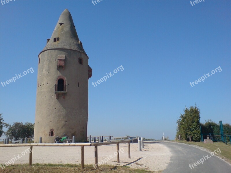 Tower Watchtower Schaaf Home Darmstadt Middle Ages