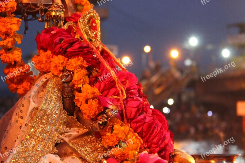 India Hinduism Religion River Aarti