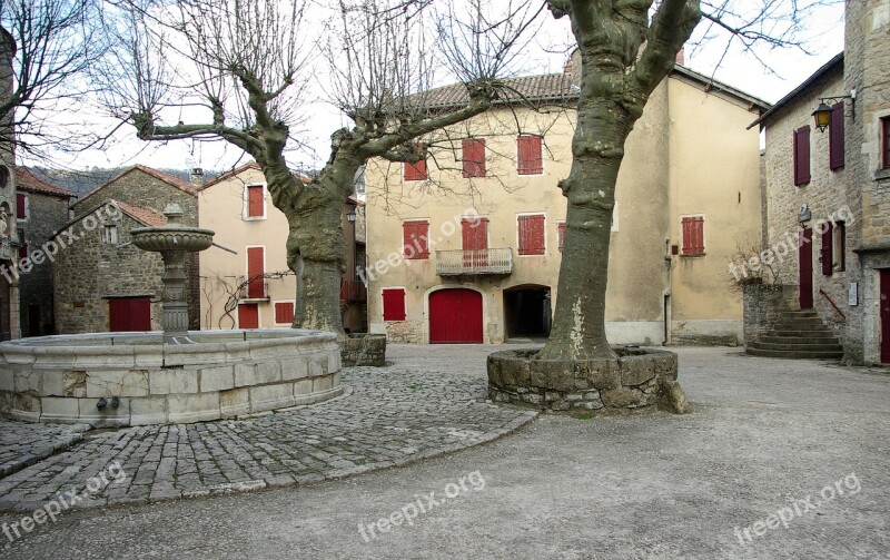 France Holy Eulalie Of Cernon Village Medieval Place