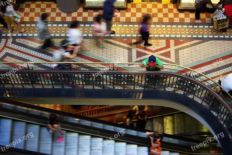 Mall Busy Shopping Retail Shopper