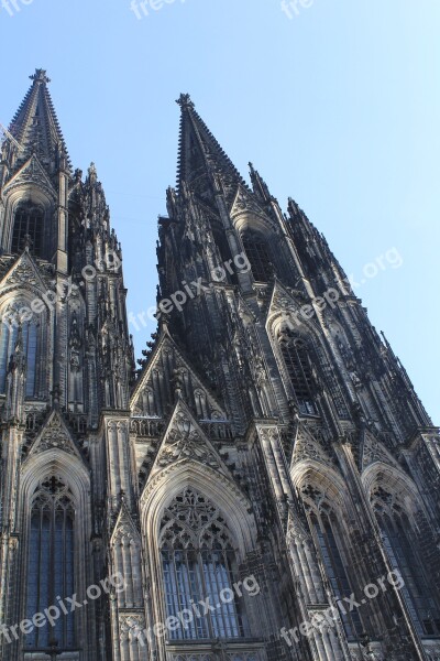 Dom Cologne Church Architecture Landmark