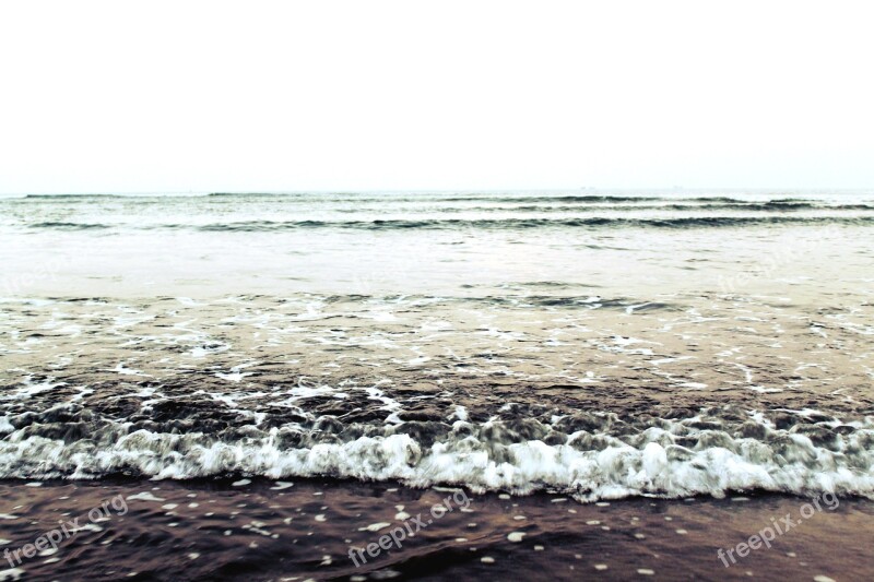 Wave Waving Spain Seascape Sea