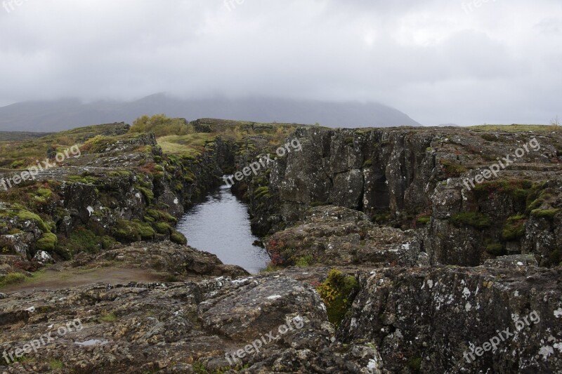 Icelandic Rock Nature þingvellir Stone