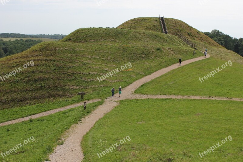 Hills Crossroad Nature Lithuania Free Photos