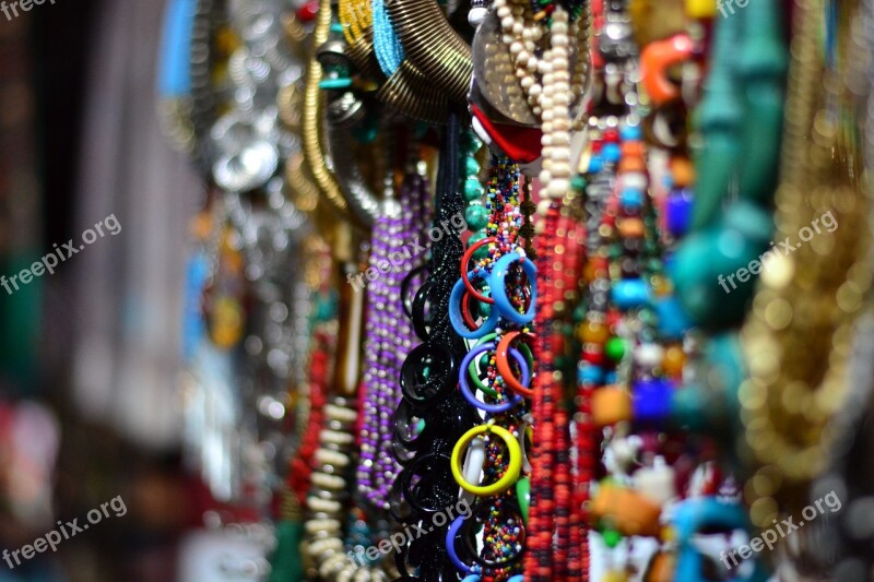 Beads Necklaces Jewelry Accessory Colorful