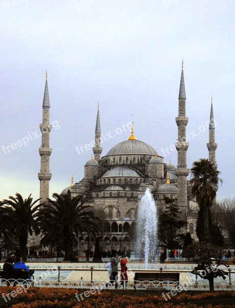 Istanbul Mosque Square Building Free Photos