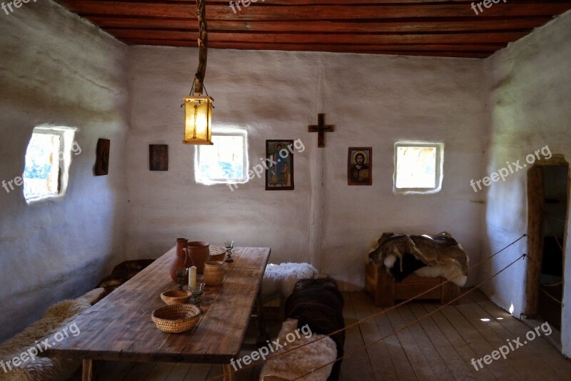 Old Room Skanzen The Interior Of The Free Photos