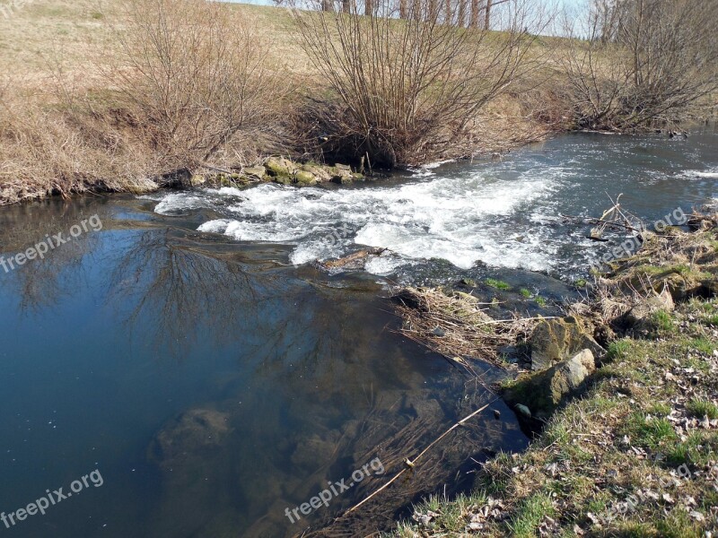 River Bank Water Waters River Landscape