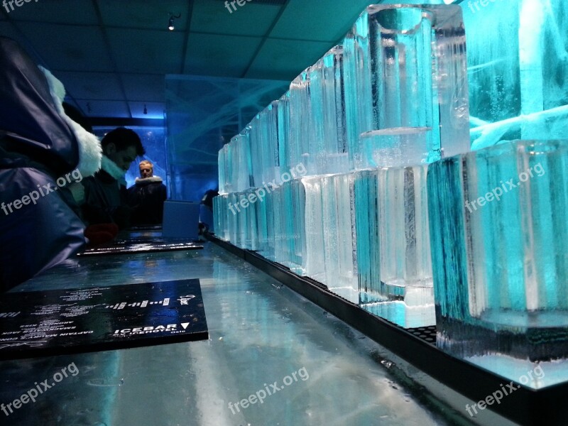 Eisbar Ice Glacier Cold Blue