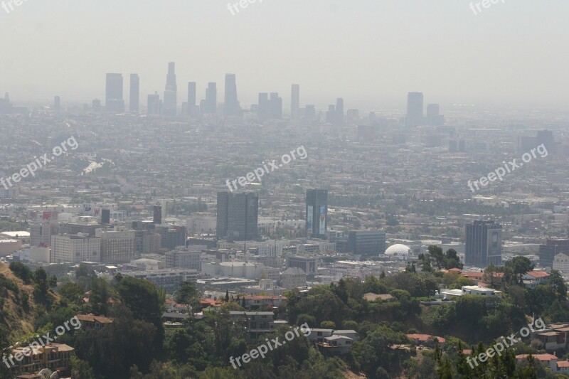 Los Angeles America California City View