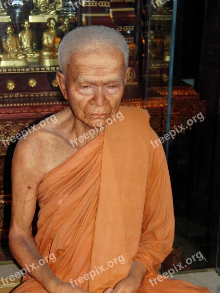 Monk Buddhism Thailand Asia Temple