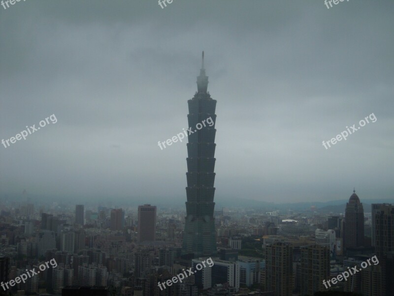 Taipei 101 A Surname Mist Spring Skyscraper Top