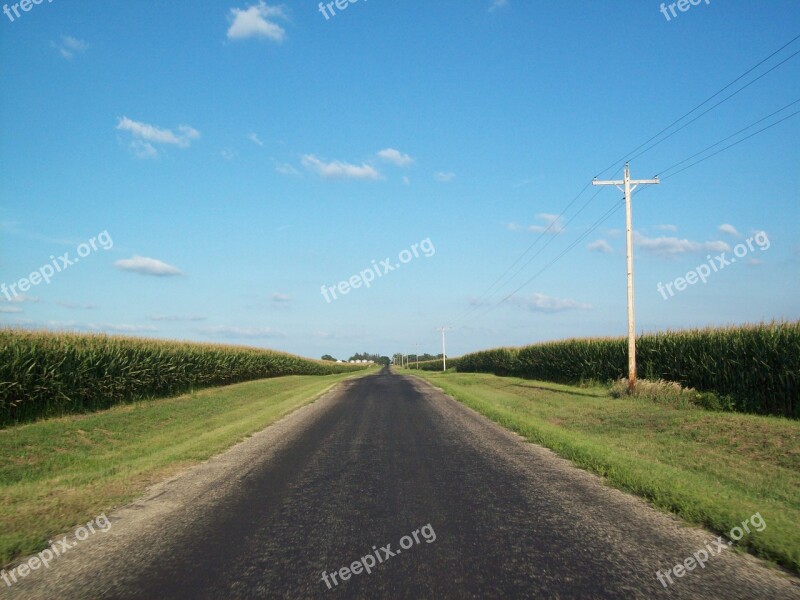 Country Road Blacktop Rural Free Photos