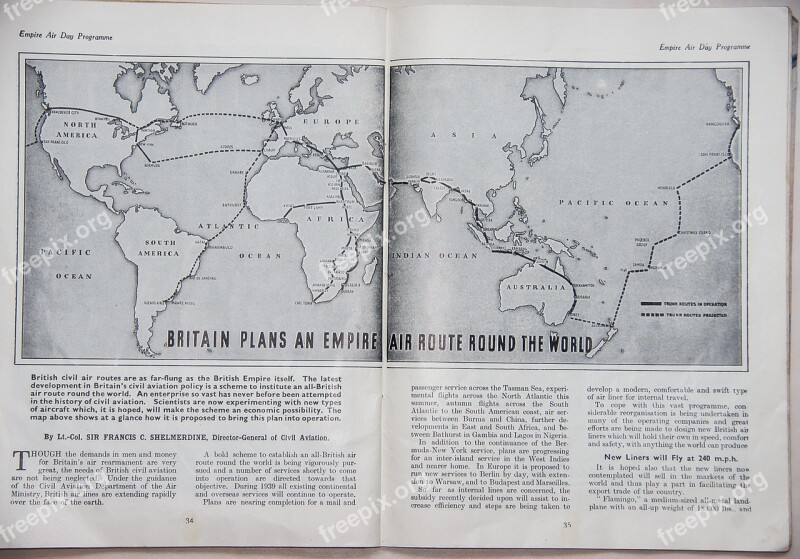 World Map Travel Air Travel Routes