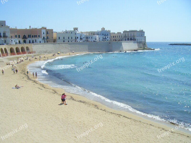 Italy Gallipoli Beach Free Photos