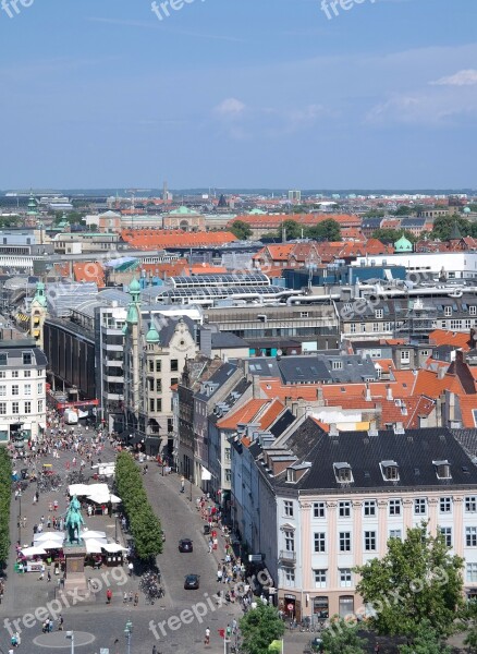 Copenhagen Denmark City View Hust Up